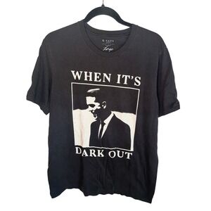 G-Eazy When Its Dark Out Graphic T-Shirt Mens Large Black Rap Merch Cotton Tee